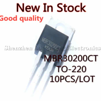 10PCS/LOT MBR30200CT 30200CT TO-220 30A 200V Schottky diode In Stock