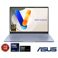 ASUS S5406SA 14吋3K筆電 (Ultra 5 228V/32GB/1TB SSD/EVO/迷霧藍/Vivobook S14 OLED)
