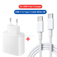 45W USB Type C Super Fast Charger PD Wall Charger For S23 S22 S21 S20 Ultra Note 20 Xiaomi Huawei USB Type C Cable
