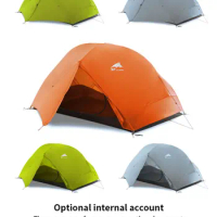 free shipping 3F UL GEAR 2 Person 4 Season Camping Tent Outdoor Ultralight Hiking Backpacking Hunting Waterproof Tent 15D