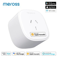 Meross HomeKit Smart Plug, AU Plug, WiFi Outlet with Timer Function, Work with Apple HomeKit, Siri, Alexa, Google Assistant
