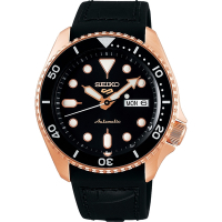 SEIKO 5 Sports 精工 奢華玫瑰金 機械腕錶 4R36-07G0J / SRPD76K1(SK034)