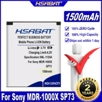 HSABAT SP73 SP-73 1500mAh Battery for Sony MDR-1000X, PHA-1, PHA-2, WH-1000XM2, MDR-1ABT, SRS-BTS50, MDR-1ADAC, MDR-1RNC