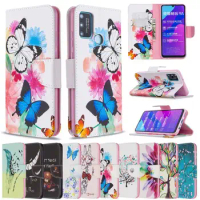 New Style Women Carton Case For Huawei P10 P20 P30 P40 P50 Pro Lite E Leather Wallet Phone Case Y5 Y6 Y7 Y9 Prime 2017 2018 2019