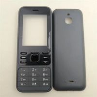 Full Housing Case Front Frame+Battery Cover+English Keypad Replacement Parts for Nokia 6300 4G