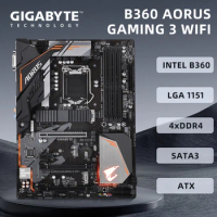 Gigabyte B360 AORUS GAMING 3 WIFI Motherboard Supports LGA1151 i9-9900KF i7-8700K i5-9400F CPU Intel B360 Chipset DDR4 64 GB ATX