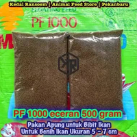 PF 1000 Eceran 500 gr | Pakan Apung untuk Benih Ikan Air Tawar | Pelet Ikan Cupang