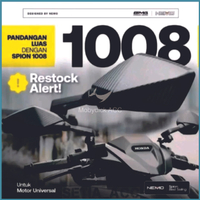 Spion NEMO 1008 Model DUCATI PNP Universal Semua Motor Honda Vario PCX ADV CB150R CBR Supra GTR Yama