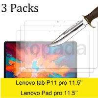 3PCS Glass screen protector for Lenovo Tab P11 pro 11.5 J706F/Xiaoxin pad pro 11.5''/Gen 2 tablet protective Tempered glass film