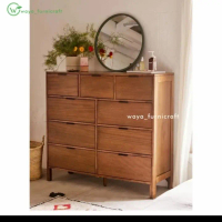 Cabinet Drawer Jati Minimalis, Bufet Nakas Laci Jati Minimalis Furniture Mebel