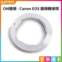 【199超取免運】[享樂攝影]Olympus OM System 鏡頭轉接 Canon 佳能 EOS ( EF 接環) 鏡頭轉接環 5D2 650D 60D 5D3 7D【APP下單4%點數回饋!!】