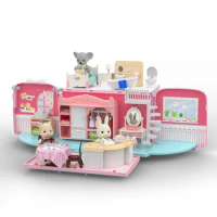 Koala Diary Kitchen Toy Diy Bathroom Bedroom Koala Town Pretend Play Girl House Doll Family House Scene Toy