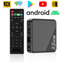 XS97SE 4 Core 64bit 1gb Ram 8gb Rom Android 10.0 TV Box Quad Core Allwinner H313 2.4G 5G Dual WIFI 4K HD Wireless BT Set Top Box