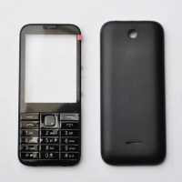 BINYEAE New Full Housing For Nokia 225 Facing Frame + Middle + Back cover + Keypad + Logo Complete Cell Phone Part