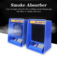 Solder Iron Smoke Absorber Fume Extractor Soldering Air Blower Desktop Exhaust Fan Ventilator Smoke Absorb Machine