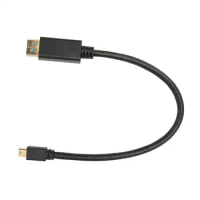 Mini DP to DisplayPort 8K Cable 8K 60HZ 4K 144HZ 2K 165Hz 32.4Gbps Bi Directional Transmission 30cm Mini DP to DP Cable