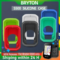 Bryton S500 Case Bike Computer Silicone Rider500 Cover Cartoon Rubber Protective With HD Film (For Bryton S500)