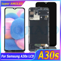 Super AMOLED LCD For Samsung A30S LCD Display With Touch Screen Digitizer Assembly Replacement for SAM-A307F/DS A307 LCD