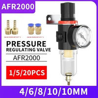 AFR-2000 Pneumatic Filter Regulator Air Treatment Unit Pressure Switches Gauge