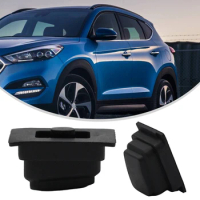 1pc Car Exterior Accessories Car Door Exterior Handle Buckle Sensor Button Black Rubber For Hyundai Tucson 2015-2020