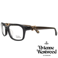 【Vivienne Westwood】環繞土星特別款光學眼鏡(黑/咖啡 VW324V_01)