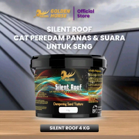 Golden Horse Silent Roof Peredam Suara dan Panas 4kg Cat Peredam Seng Dampeing Sand Texture Paint sp