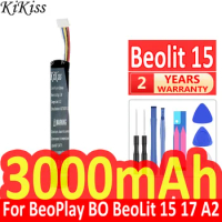 3000mAh KiKiss Powerful Battery For BeoPlay BO BeoLit 15 17 A2 J406/ICR18650NH-2S