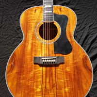 free shipping 43 inches jumbo acoustic guitars F50 vintage guitar solid koa guild ebony fretboard acoustic electric guitars