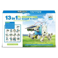 sale! - robot transforming solar cell 13 in 1 mainan edukasi robotic y3525