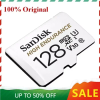 SanDisk High Endurance Video Monitoring 32GB 64GB 128GB 256GB SD Card SDHC/SDXC Class10 100MB/s TF Card for Video Monitoring