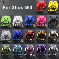 JCD For XBOX 360 Wireless Controller Full Case Gamepad Housing Shell Cover with Buttons Kits Analog Stick Bumper Accessories