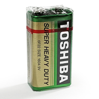 TOSHIBA 東芝 四角型9V碳鋅電池 環保型1入