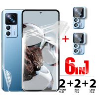 6in1 Camera Lens Glass Front Back Cover Hydrogel Film For Xiaomi 12T 11T Mi 10T Pro Screen Protector Xiomi Mi12T Mi11T Mi10T Pro