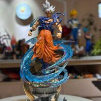 [50Cm] - Mô hình Son goku vô cực UI GK ultra instinct cỡ lớn giá rẻ figure dragon ball - PVC