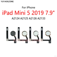 Home Button Fingerprint Scanner Touch ID Menu Return Sensor Flex Cable For iPad Mini 5 7.9" 2019 A2124 A2125 A2126 A2133