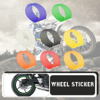 FOR HONDA CB500 CB125F CB190r CB1000 CB1000SF CB1100 CB1300SF Motorcycle Wheel Sticker Reflective Rim Stripe Tape Bike Stickers