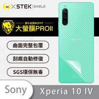 【o-one大螢膜PRO】Sony Xperia 10 IV 滿版手機背面保護貼