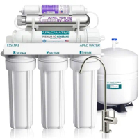 ROES-PHUV75Top Tier Alkaline Mineral and Ultra-Violet UV Sterilizer 75 GPD 7-Stage Reverse Osmosis Drinking Water Filter System