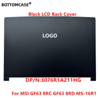 BOTTOMCASE 95%New For MSI GF63 8RC GF63 8RD MS-16R1 LCD Back Cover Top Case Rear Lid 3076R1A211HG