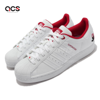 Adidas 休閒鞋 Superstar 運動 男女鞋 愛迪達 經典款 貝殼頭 皮革 情侶穿搭 白 紅 GW4416