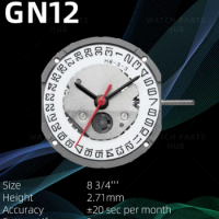 New Genuine Miyota GN12 Watch Movement Citizen Original Quartz Mouvement GN10 Automatic Movement 3 Hands Date At 3/6 watch parts