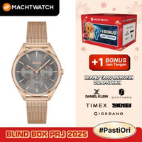 Jam Tangan Wanita Hugo Boss Saya 1502639 Ladies Grey Dial Rose Gold Mesh Strap Rose Gold