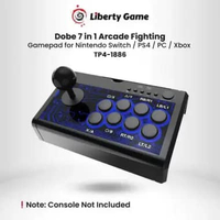 Dobe Arcade Fighting Stick Gamepad 7 in 1 TP4-1886 (Black Blue)