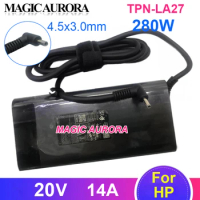 Original TPN-LA27 Power Adapter 20V 14A 280W For HP ZBook Fury G9 OMEN 16 17 Gaming Laptop Charger TPN-CA26 M95376-001 4.5x3.0mm
