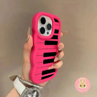 Sarung telefon βCute Piano Keysβ Macaroon untuk Huawei Pura 70, Nova 13i, 12i, 11i, 10 Lite, 9, 8i,