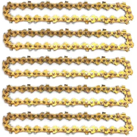 133mm Mini Portable 65#Mn Chainsaw Chain 28E Chain Link 14T Electric-saw Replacement Accessory for Wood Cutting