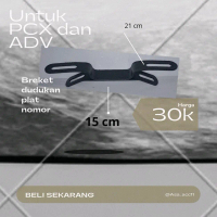 breket plat nomor breket dudukan plat depan PCX 150/160 ADV 150/160 NMAX XMAX  besi plat nomor PCX A