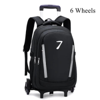 kids School Wheeled backpack for boys Student Rolling Bag School trolley backpack for boys with wheels school bag with trolley