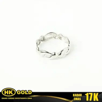 Cincin Emas 17K Wanita Type 1015 HK GOLD B