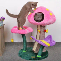 1pcs / Cat Climbing Cat Scratching Post/cat Jumping Cat Nest Cat Tree Comprehensive Toy